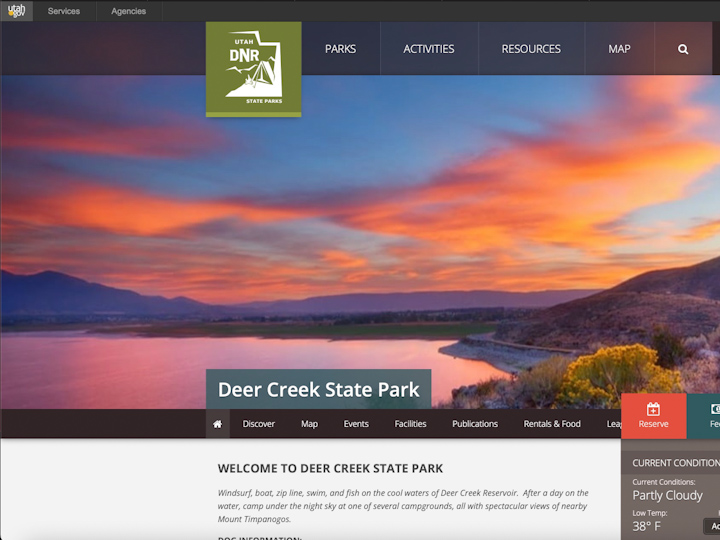 Things To Do Deer Creek State Park