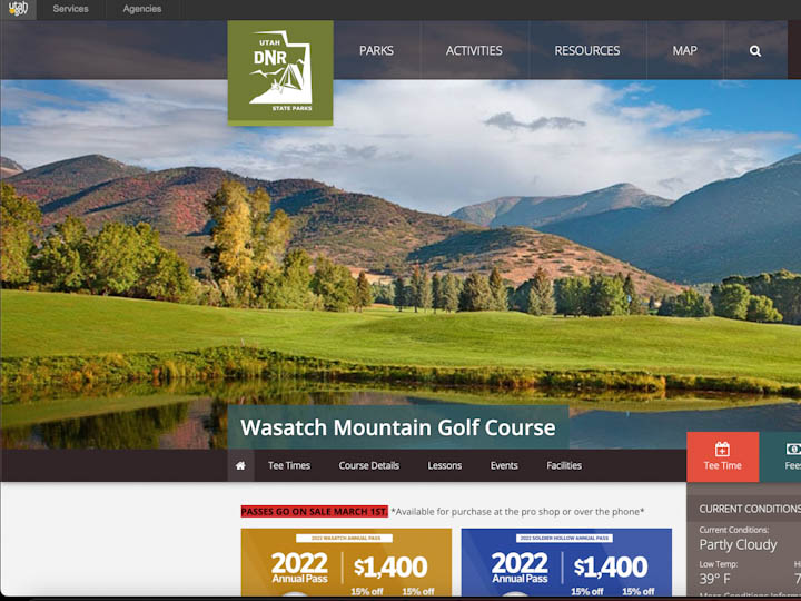 Things To Do Wasatch Mountain Golf Course